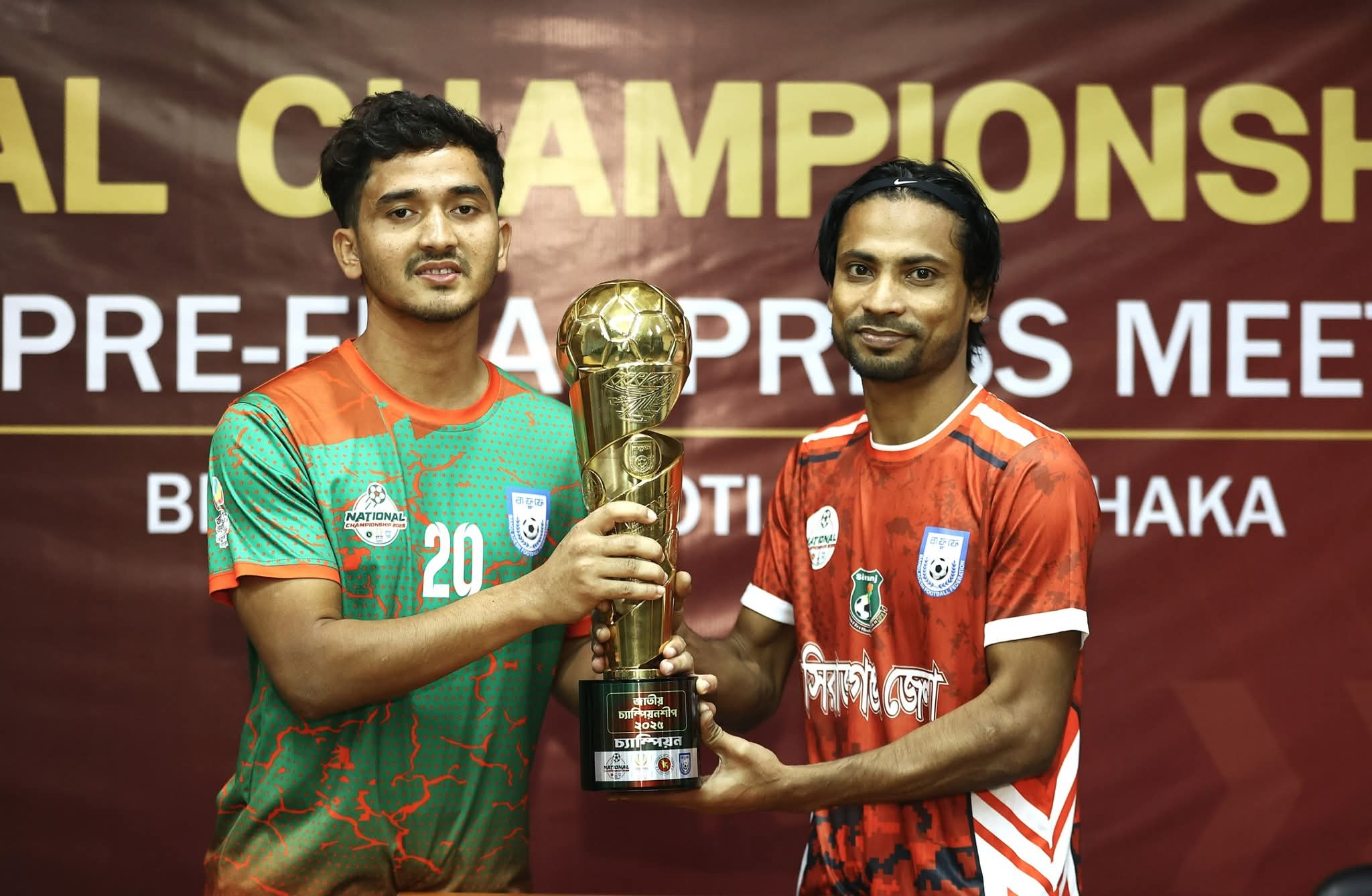 জাতীয় চ্যাম্পিয়নশিপ জয়ে আশাবাদী সিরাজগঞ্জ জেলা ফুটবল দল