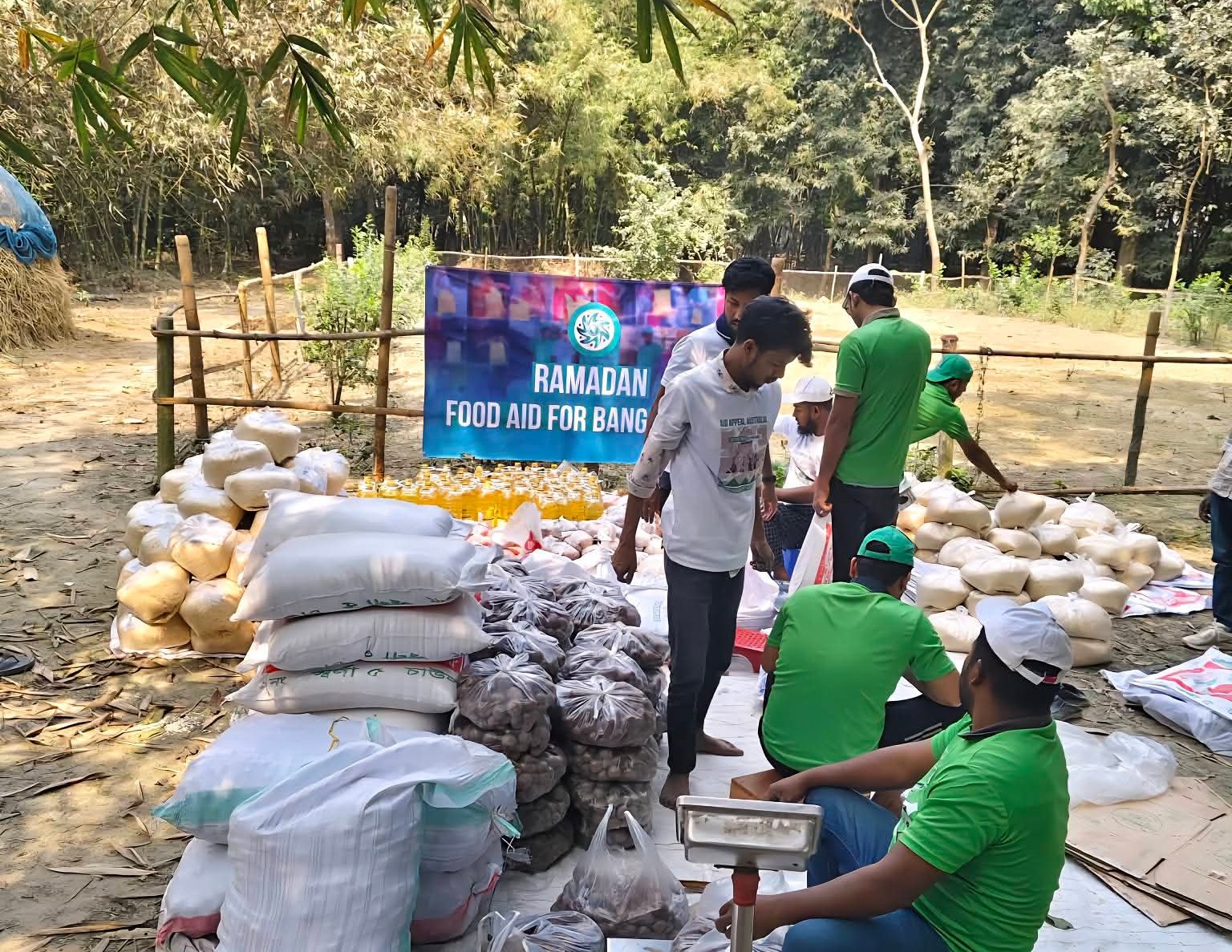 সলঙ্গায় অসহায় পরিবারের ঘরে ঘরে পৌঁছাবে রমাদান ফুড প্যাক