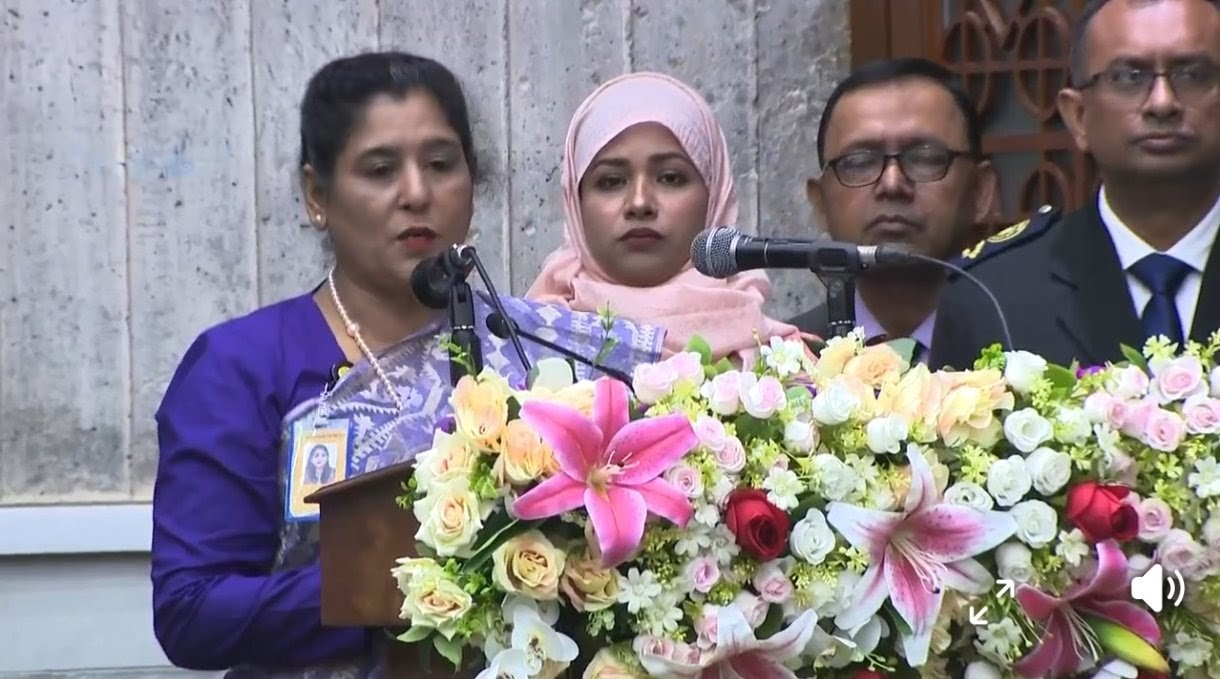 সাংসদদের শপথ অনুষ্ঠান পরিচালনায় সিরাজগঞ্জের কৃতি মানুষ ও সংসদ সচিব কানিজ মওলা