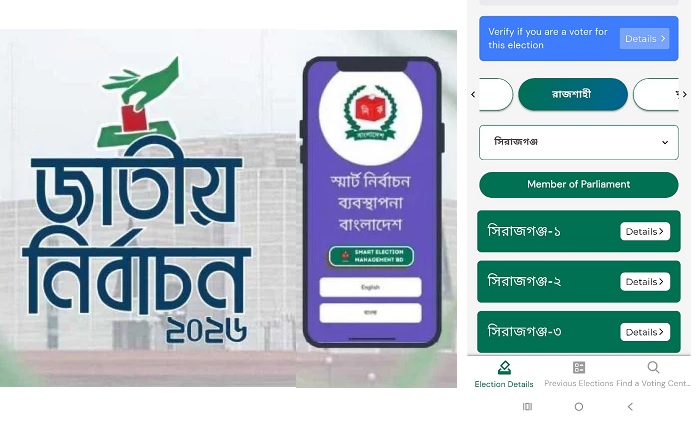 সিরাজগঞ্জের কোন কেন্দ্রে আপনার ভোট