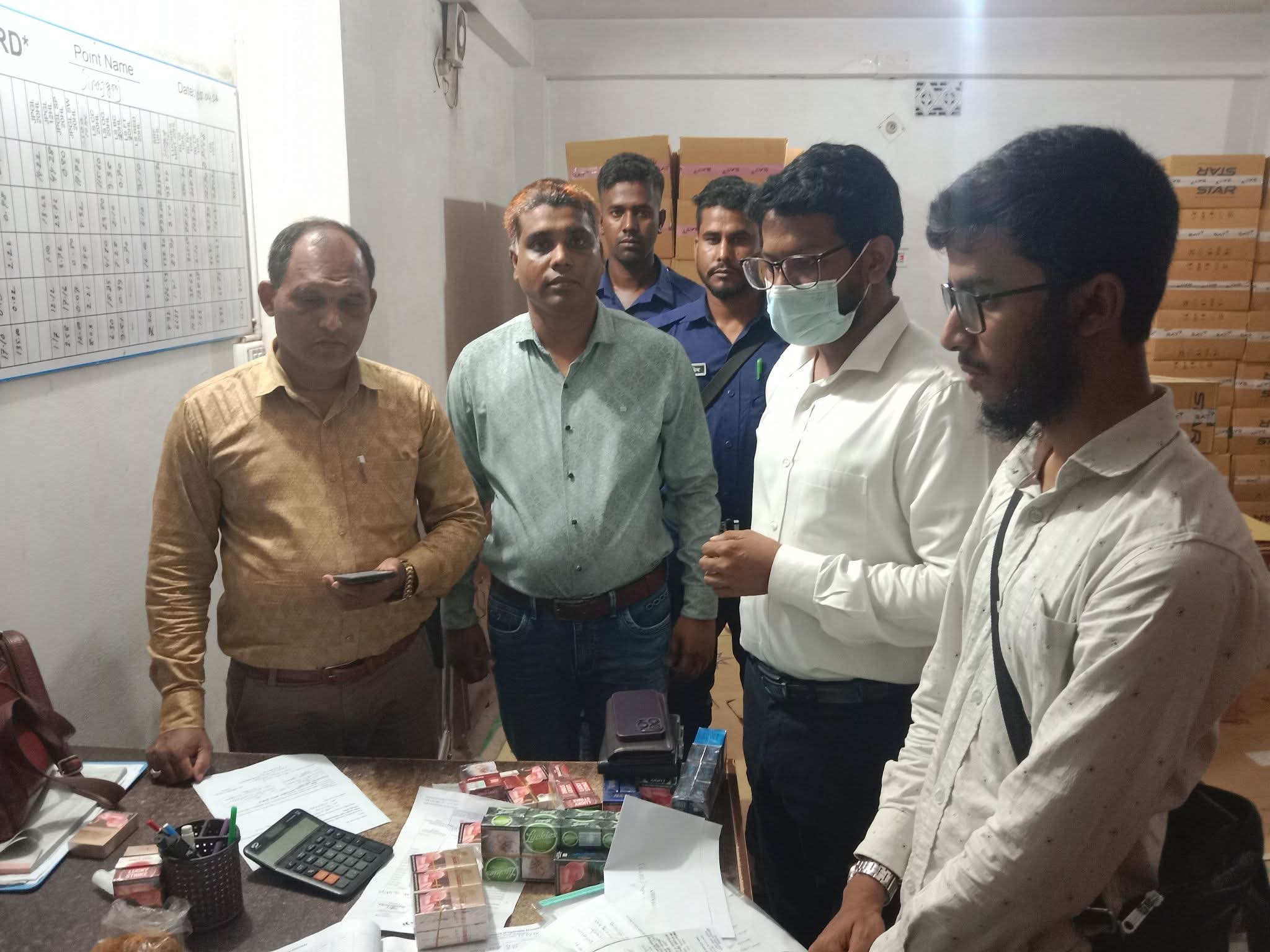 সিরাজগঞ্জে ব্রিটিশ আমেরিকান টোব্যাকোকে লাখ টাকা জরিমানা